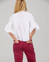 Haru Shirt Embroidered - White