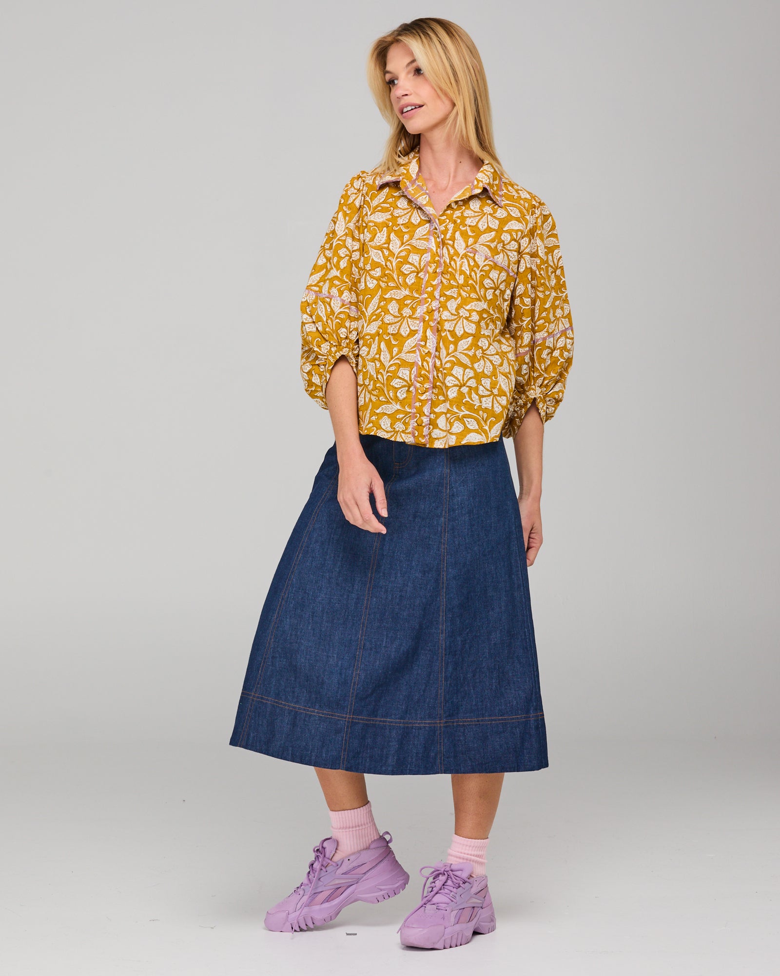 Pari Shirt - Izumi Mustard