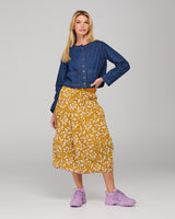 Guru Skirt - Izumi Mustard