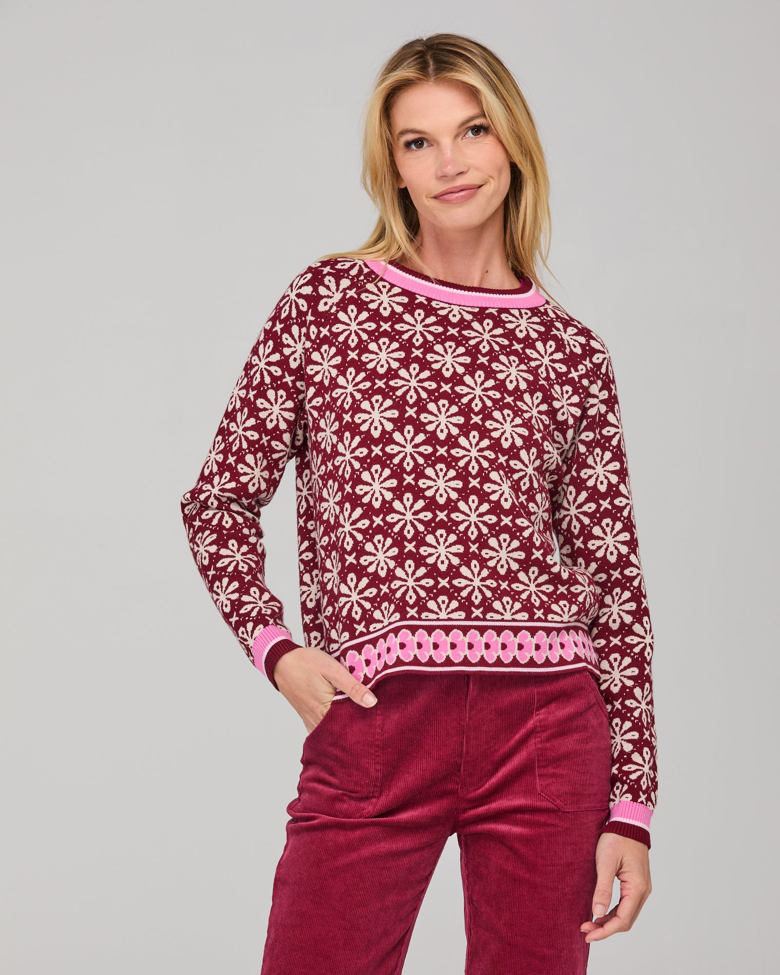 Gigi Jumper - Merlot