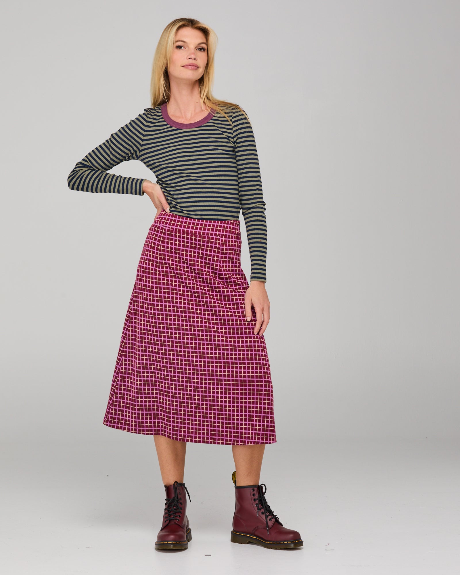 Aiko Skirt - Himari Check