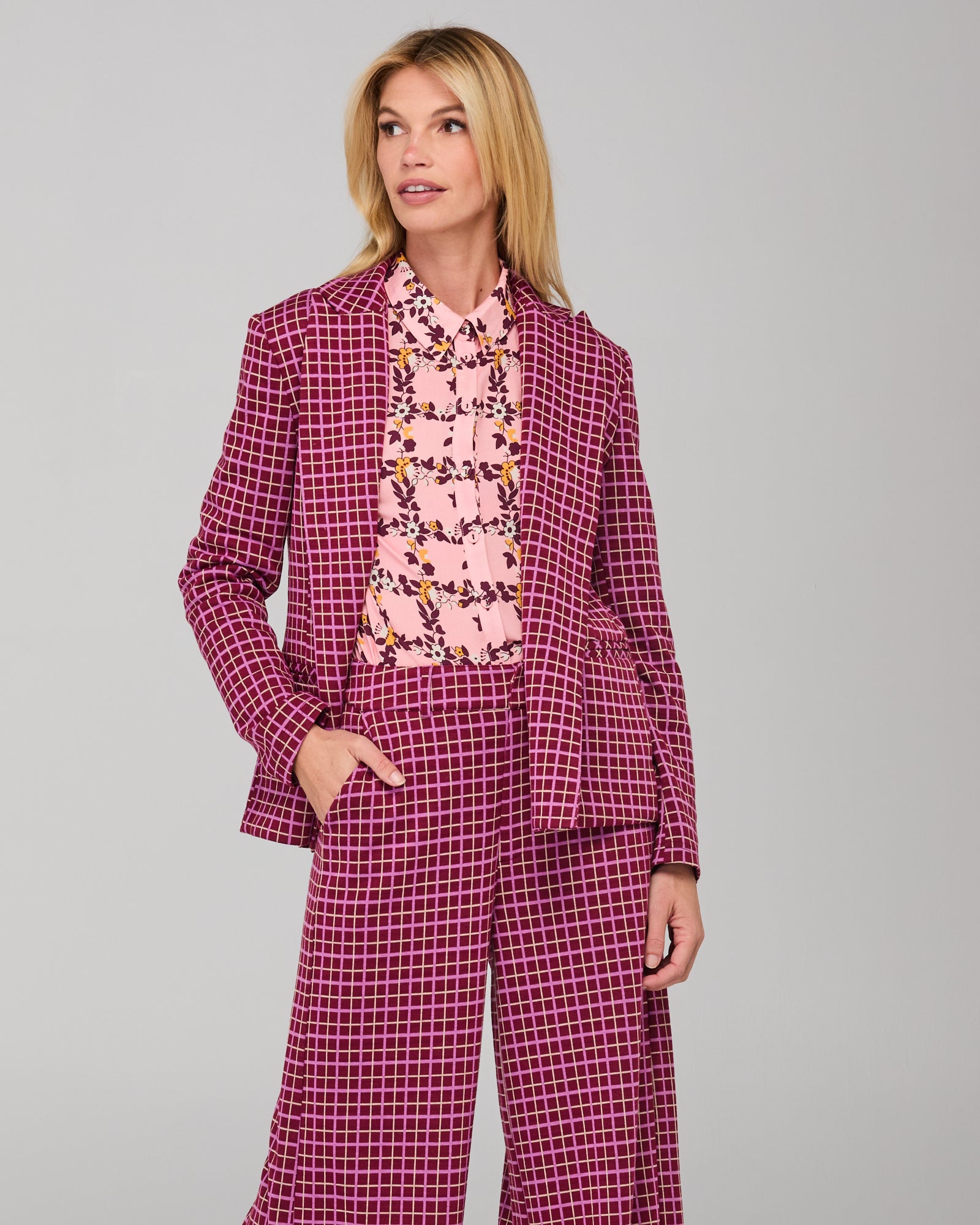 Aiko Blazer - Himari Check