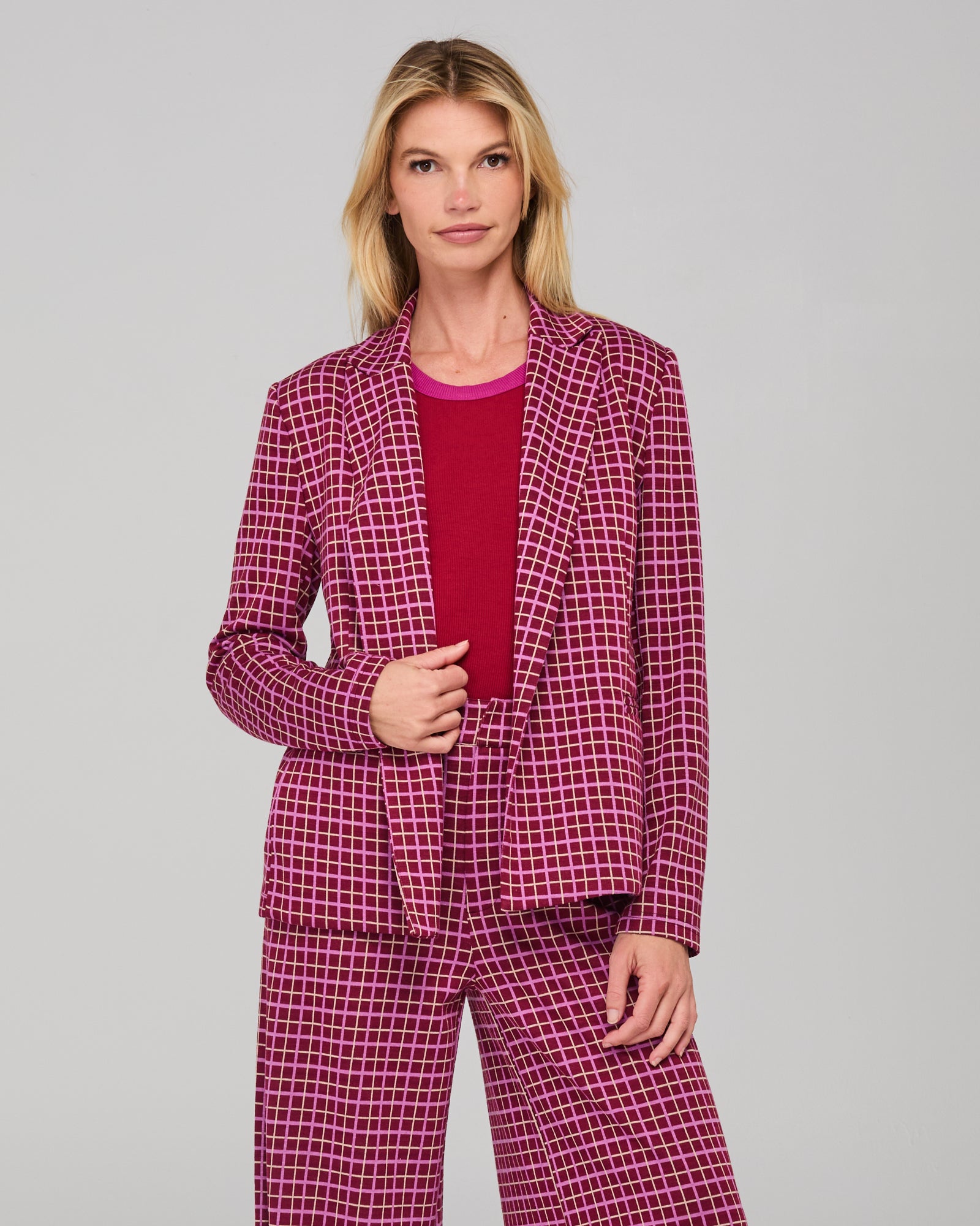 Aiko Blazer - Himari Check