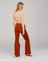 Bellissimo L/S Top - Caramel/Cream Stripe