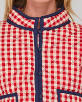 Mizuki Jacket - Red Seersucker