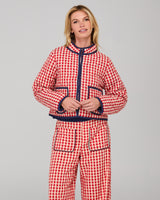 Mizuki Jacket - Red Seersucker