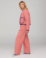 Mizuki Jacket - Red Seersucker