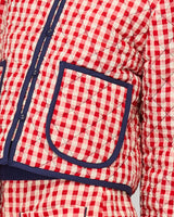 Mizuki Jacket - Red Seersucker