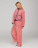 Mizuki Jacket - Red Seersucker