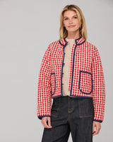 Mizuki Jacket - Red Seersucker