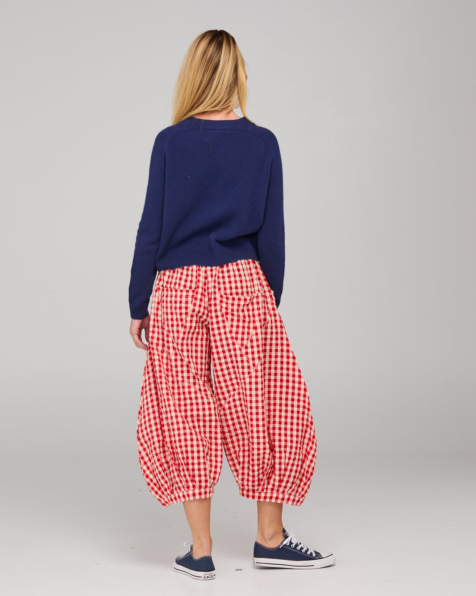 Guru Pant - Red Seersucker