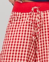 Guru Pant - Red Seersucker