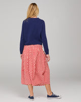 Guru Skirt - Red Seersucker