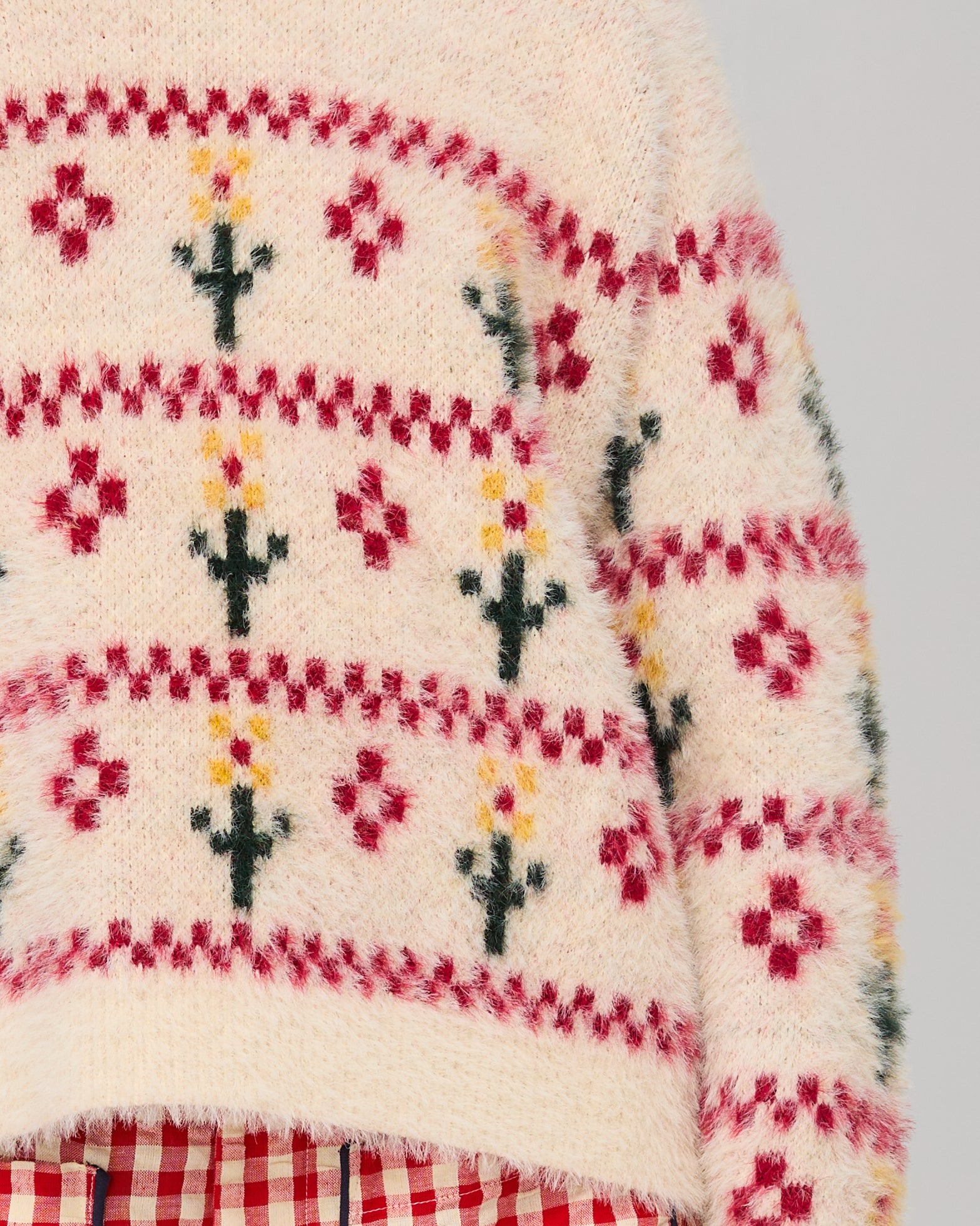 Flower Jumper - Cream Multi