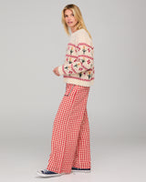 Flower Jumper - Cream Multi