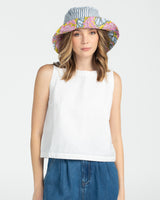 Reversible Wide Brim Bucket Hat - Hazel & Poppy