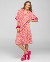 Maui Shirt Dress - Naples Pomodoro