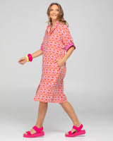 Maui Shirt Dress - Naples Pomodoro