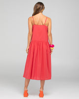 Ahana Dress - Washed Red