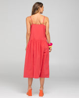 Ahana Dress - Washed Red
