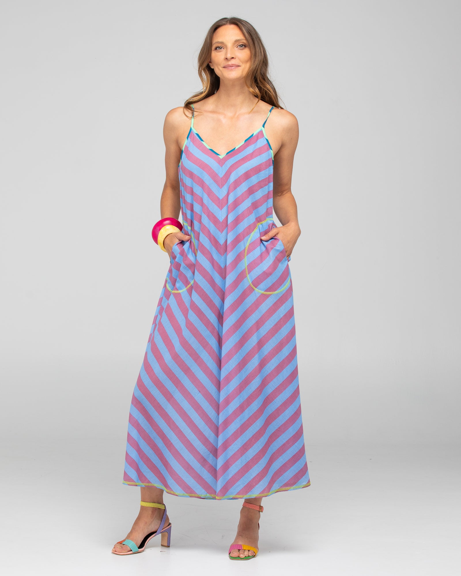 Shimmi Jumpsuit - Capri Blue