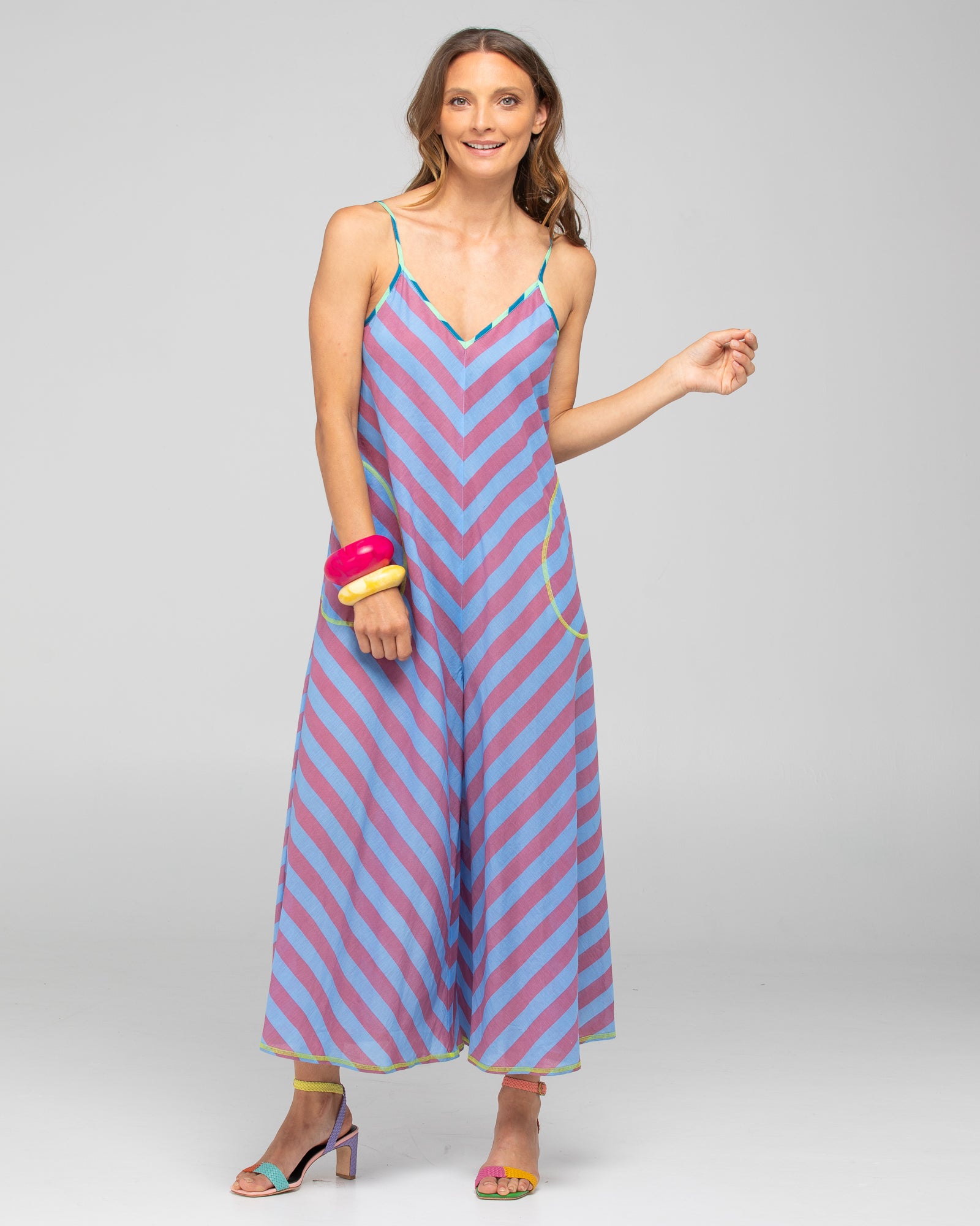 Shimmi Jumpsuit - Capri Blue