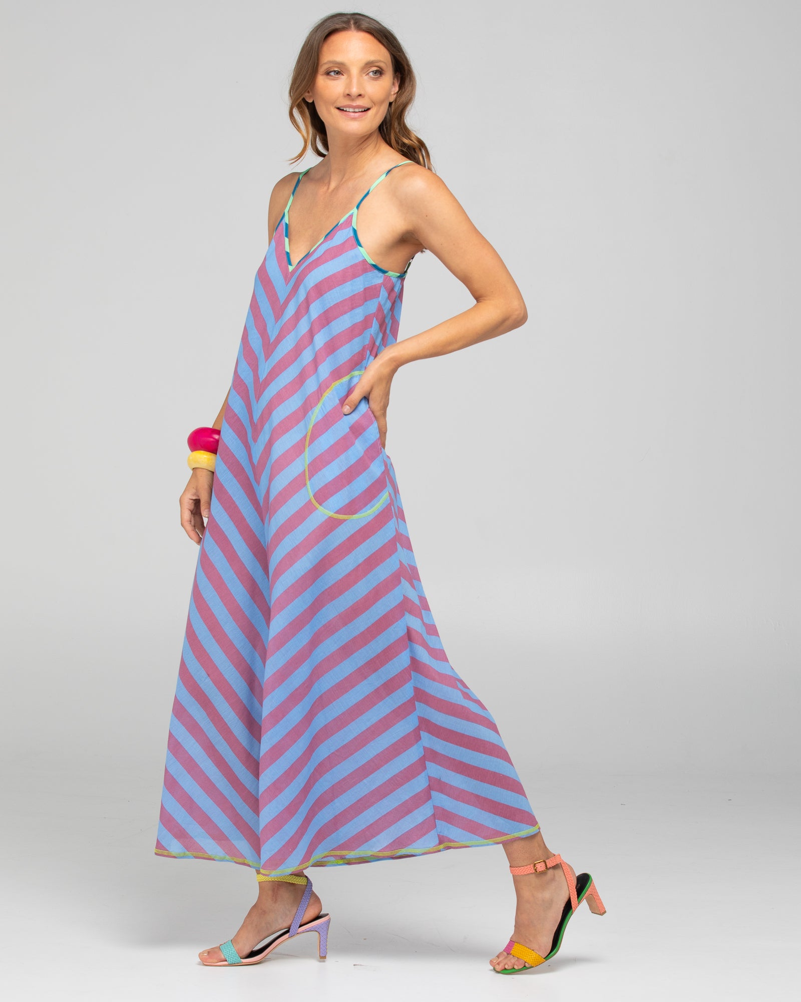 Shimmi Jumpsuit - Capri Blue