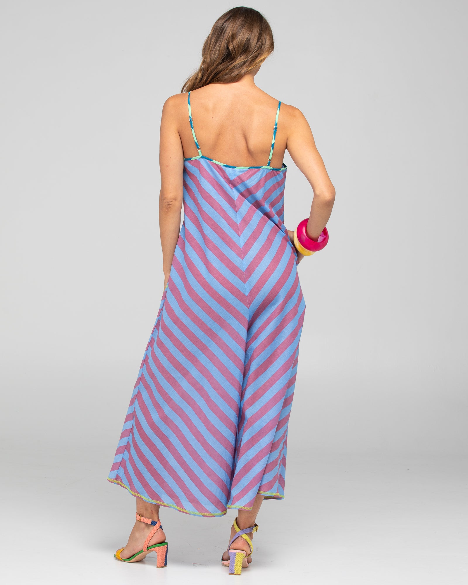 Shimmi Jumpsuit - Capri Blue