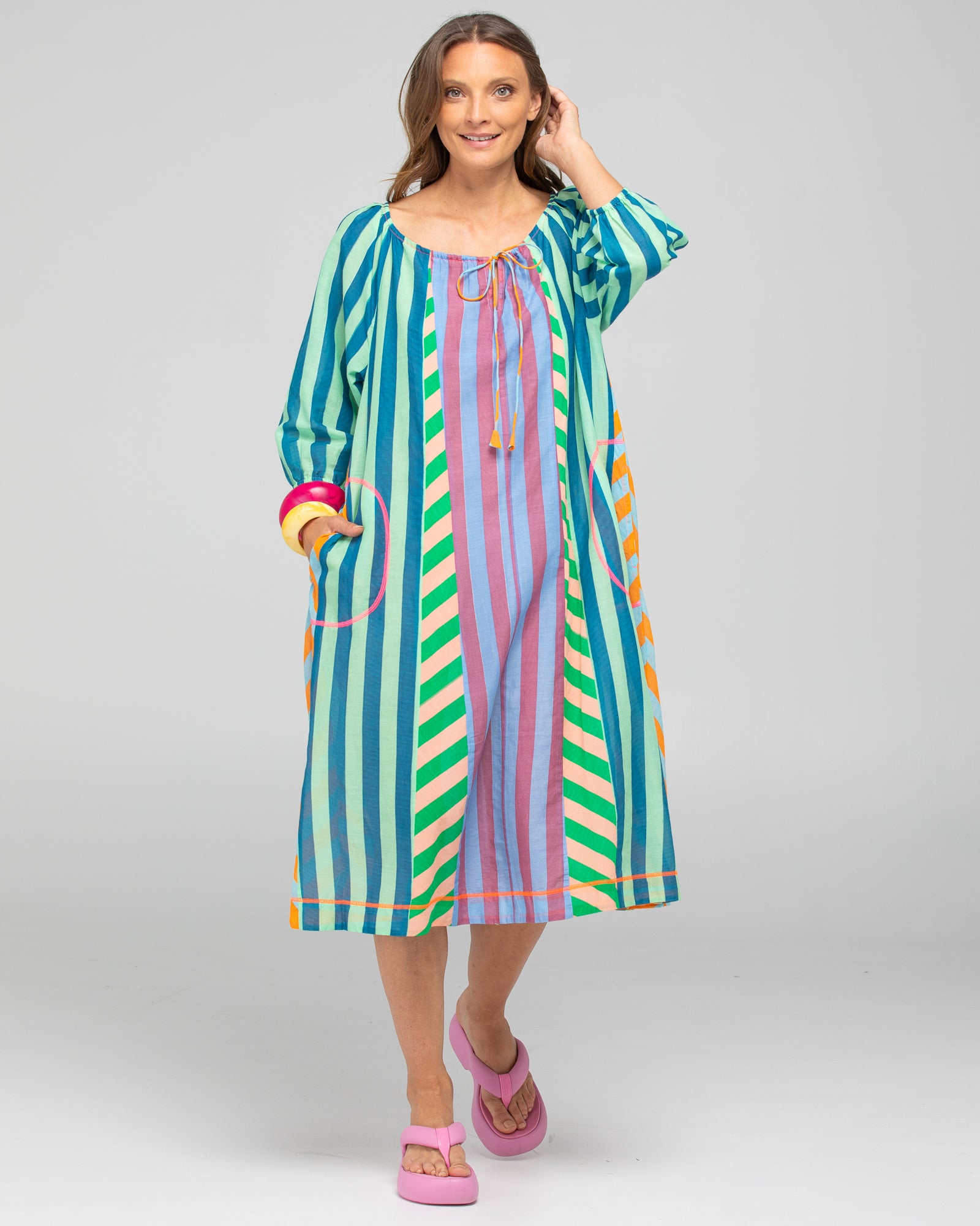 Lucia Dress - Capri Spliced