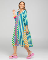 Lucia Dress - Capri Spliced