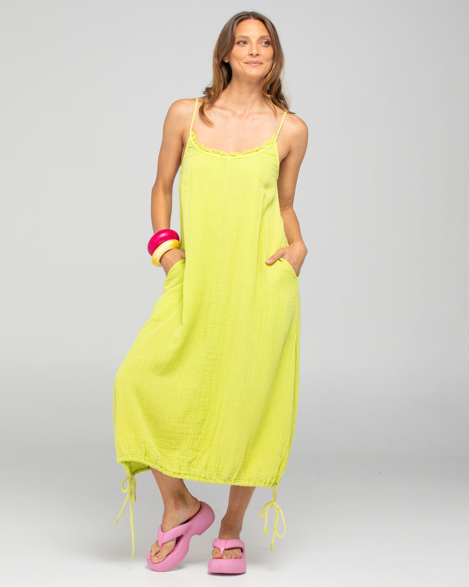Arena Dress - Lime