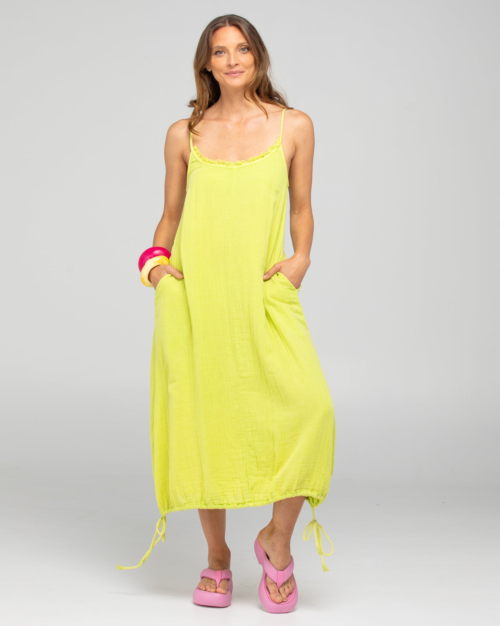 Arena Dress - Lime