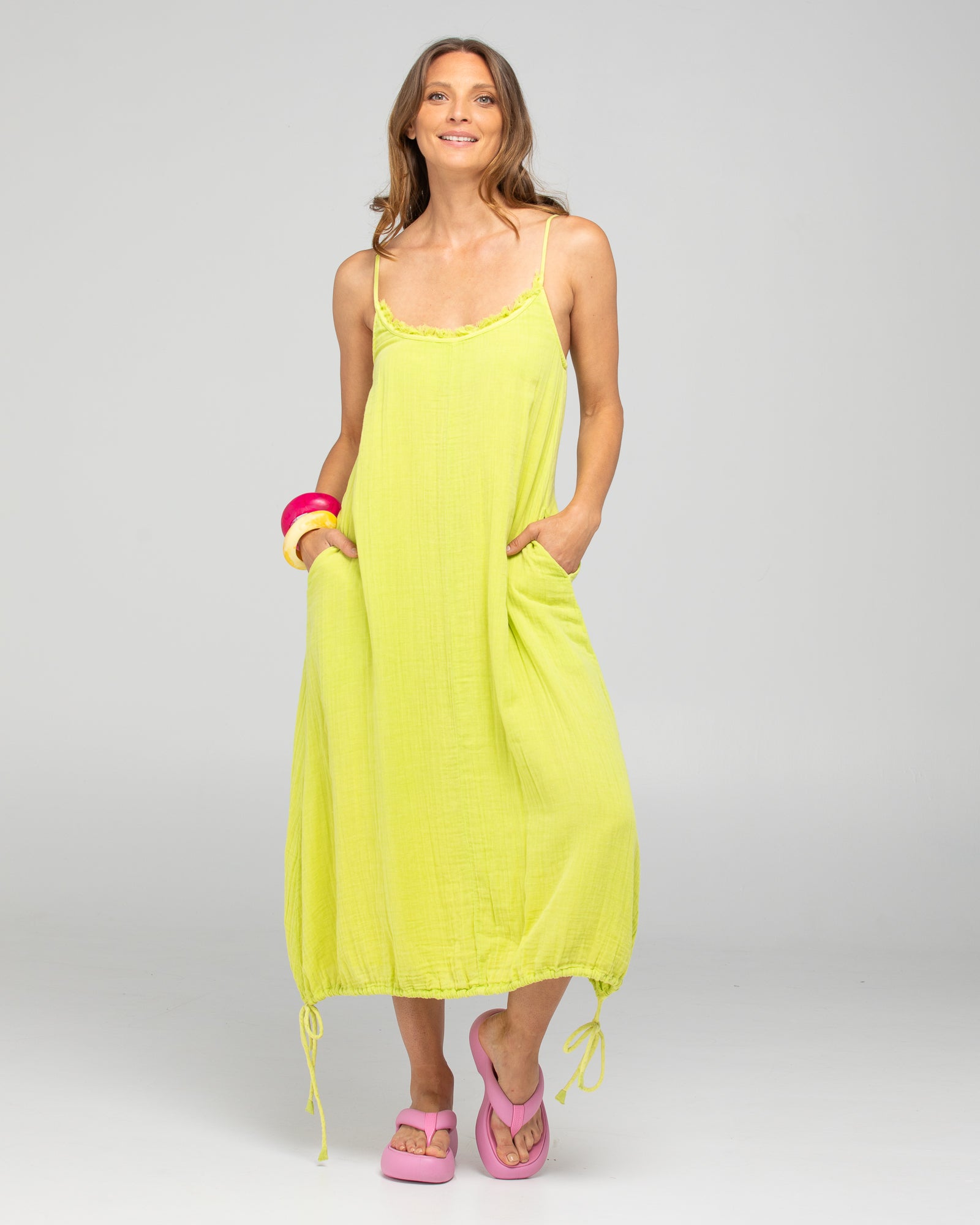 Arena Dress - Lime
