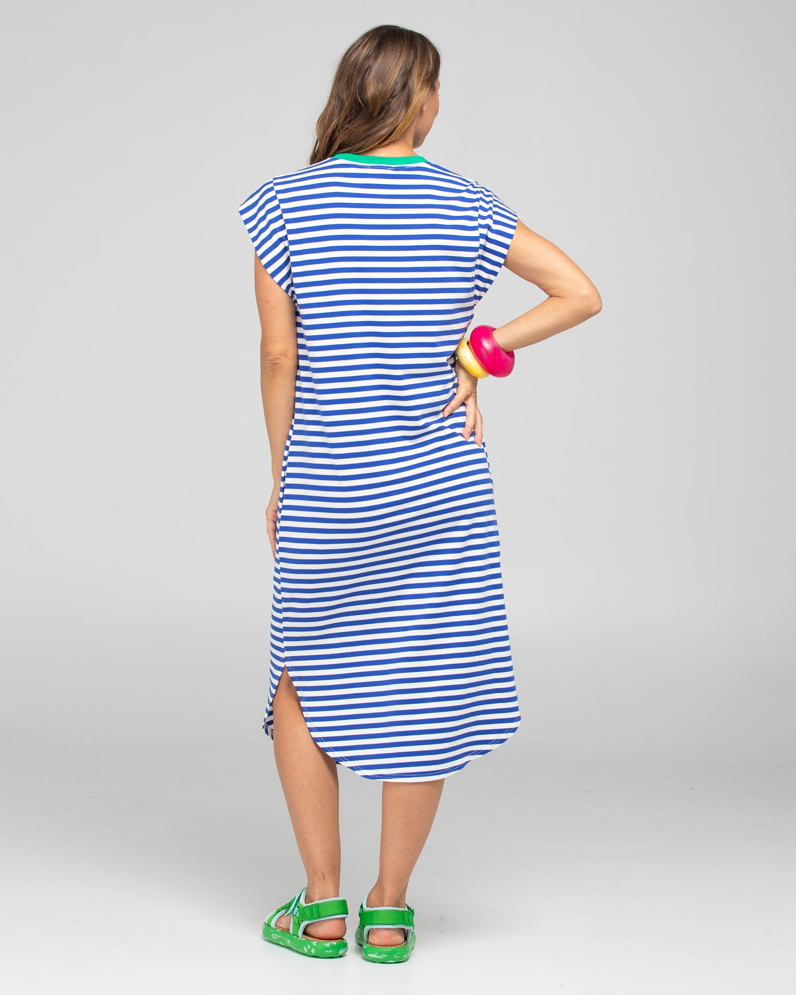 Bellissimo Dress - Blue Stripe