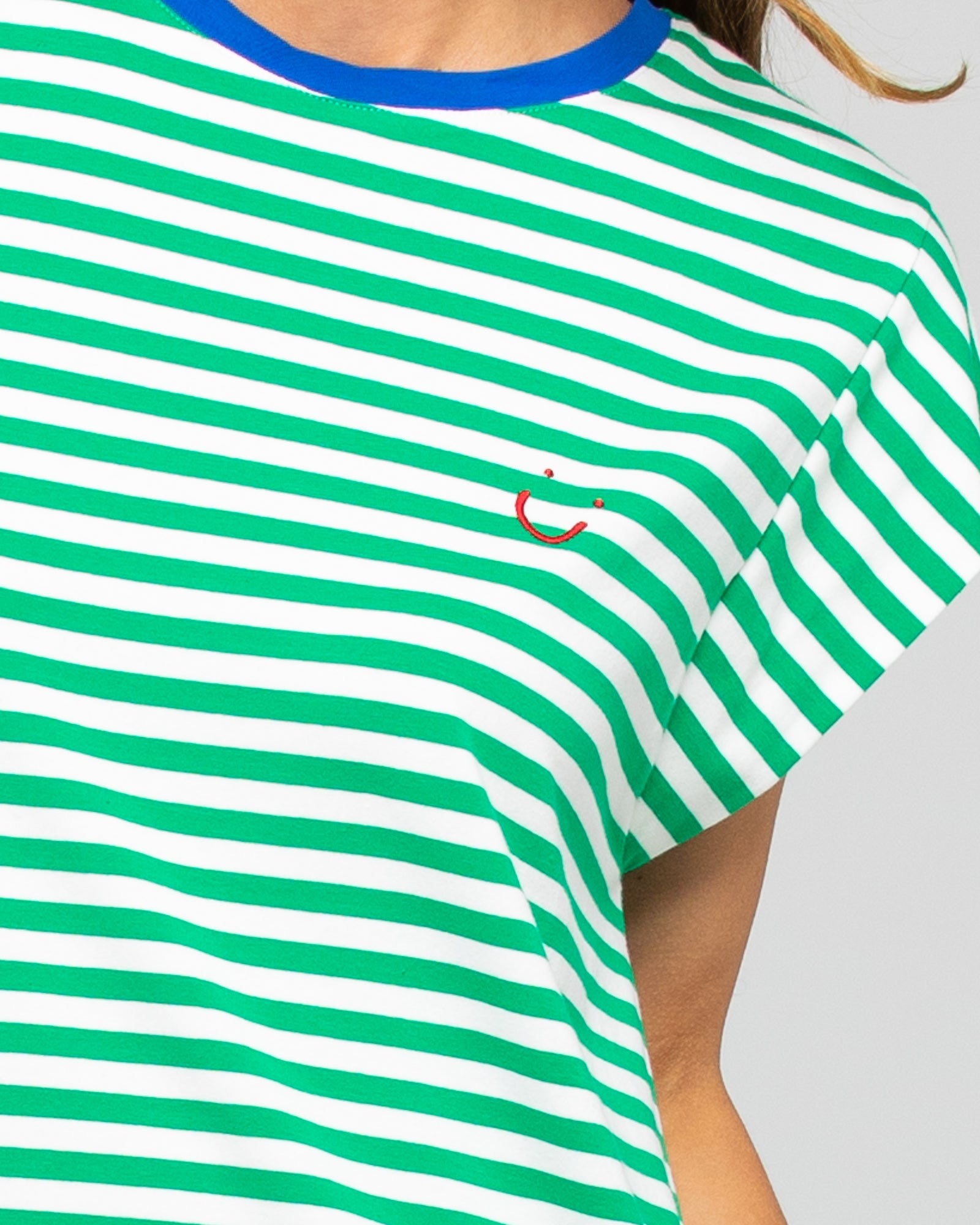 Bellissimo Dress - Green Stripe