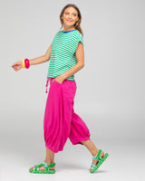 Bellissimo Tee - Green Stripe