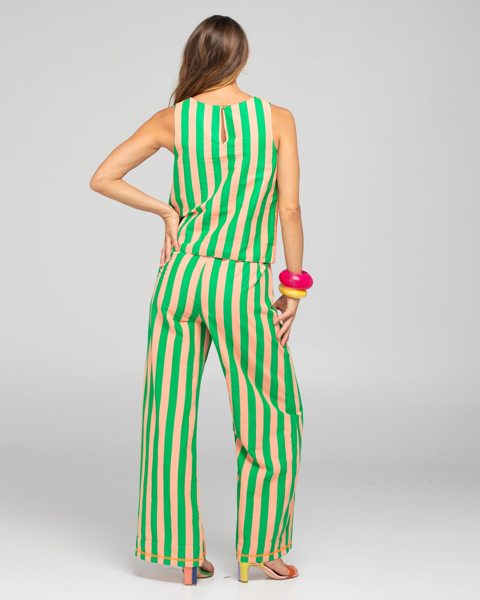 Hara Top Reversible - Capri Peach/Tangerine