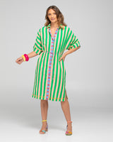 Maui Shirt Dress - Capri Peach