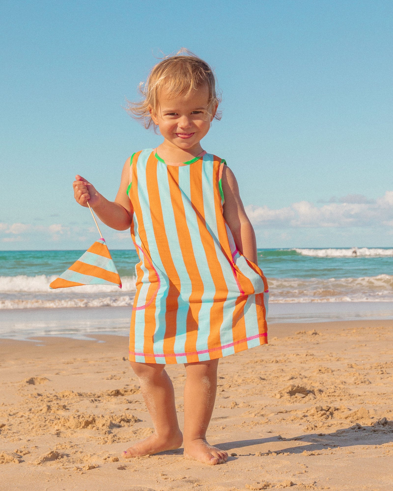 Kids Mina Dress - Capri Splice