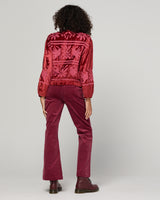Kirei Jacket Embroidered - Merlot