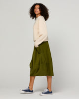 Cord Guru Skirt - Olive Green