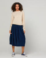 Cord Guru Skirt - Midnight Blue
