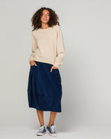 Cord Guru Skirt - Midnight Blue