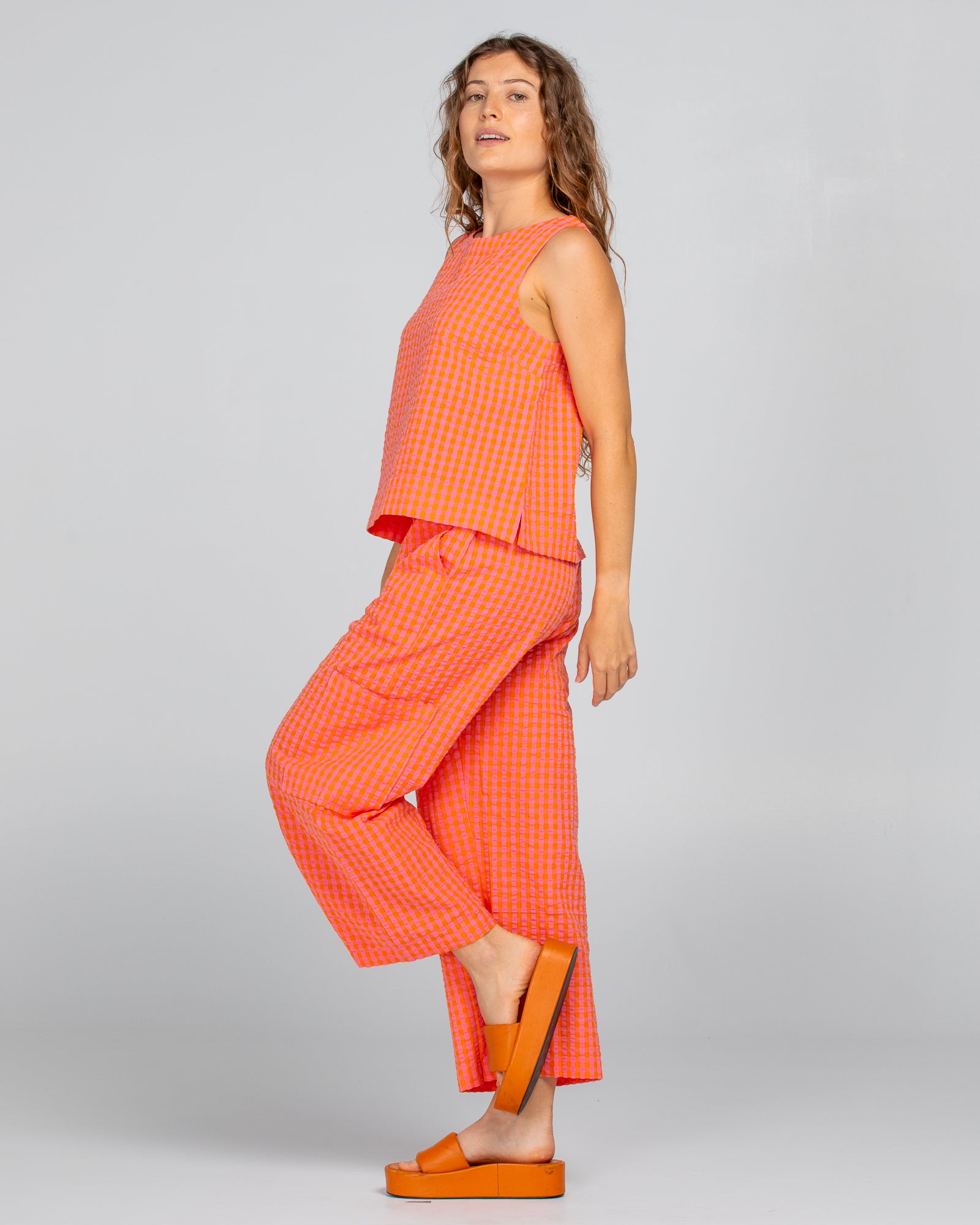 Mona Top - Fiore/Tangerine