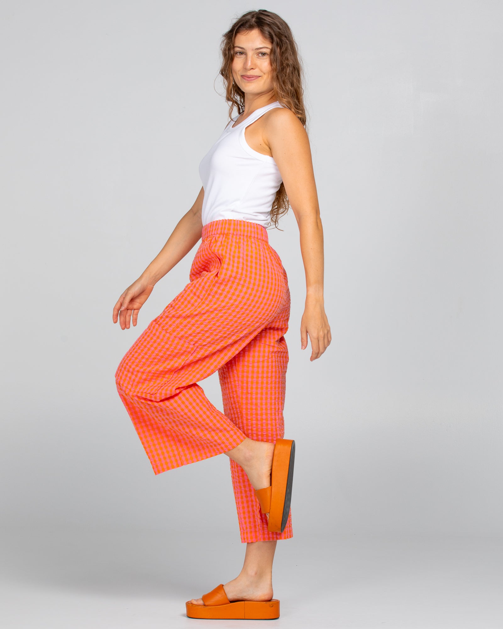 Evelina Pant - Fiore/Tangerine