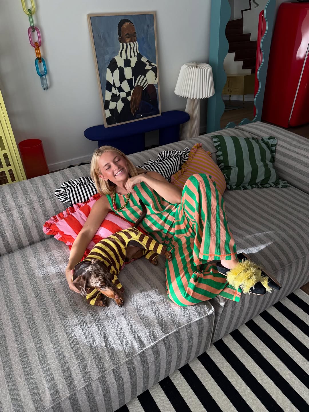 Hara Top Reversible - Capri Peach/Tangerine