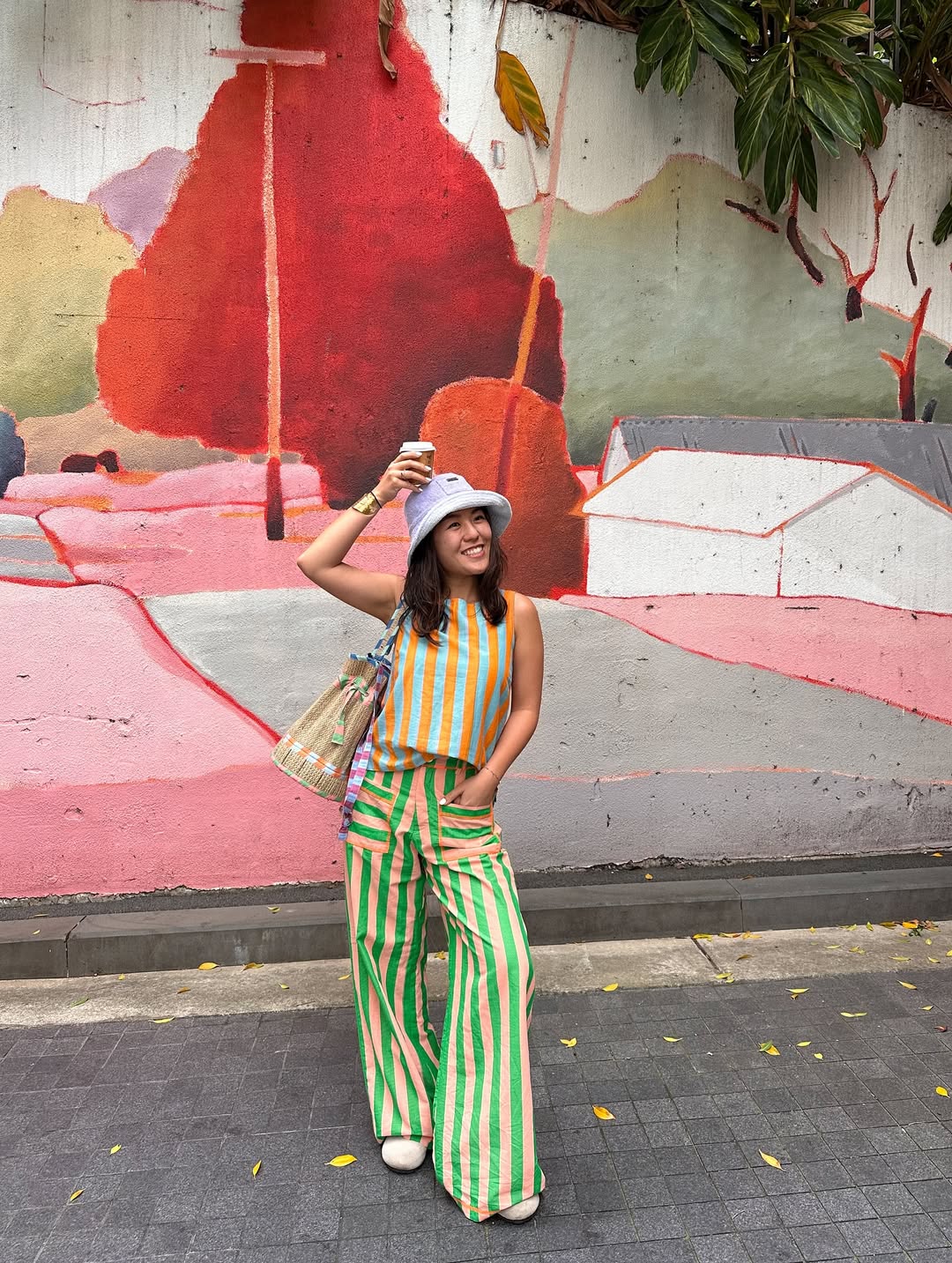 Hara Top Reversible - Capri Peach/Tangerine