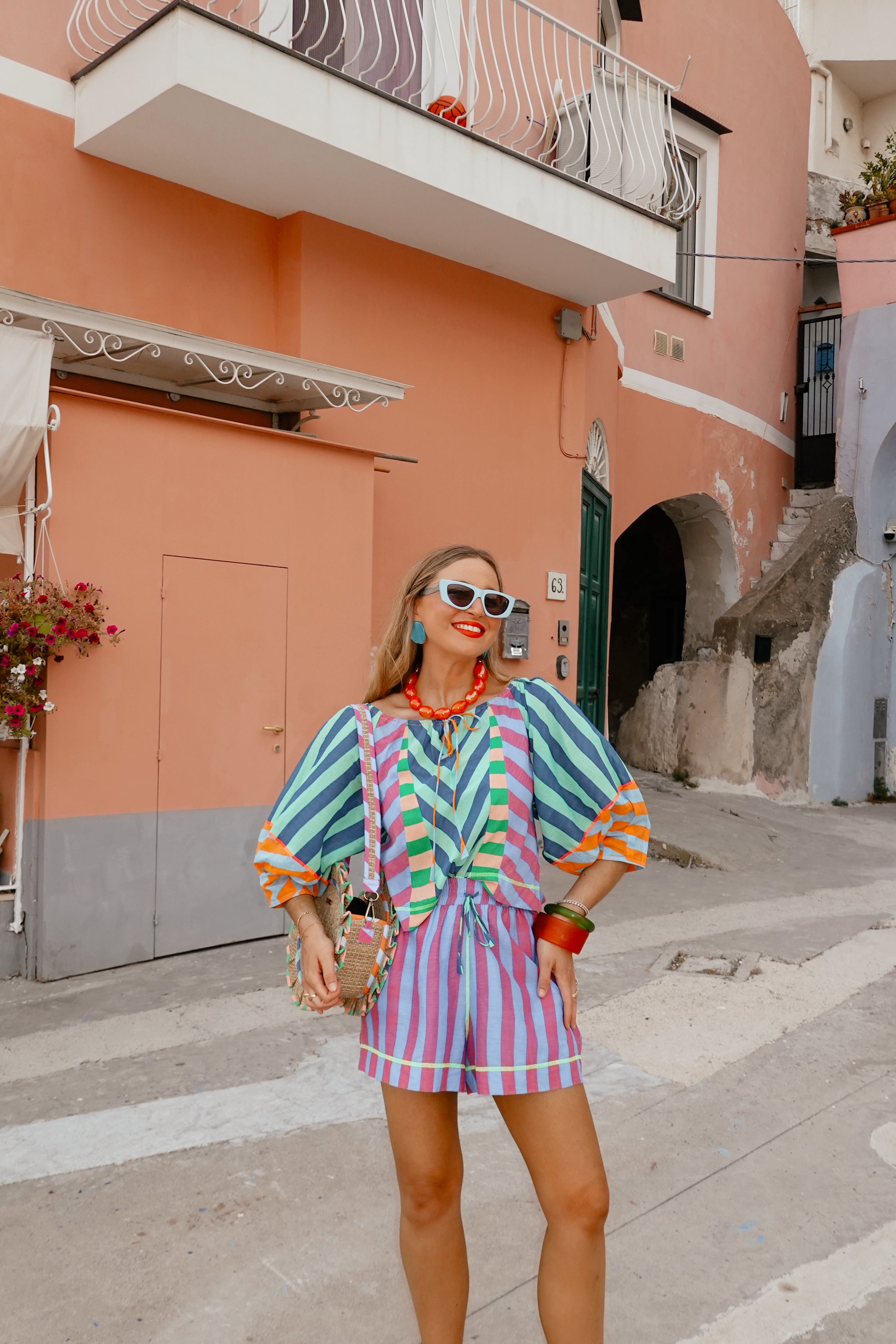 Mini Love Note Tote - Confetti Coast