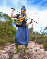 Guru Skirt - Mid Wash Denim