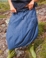 Guru Skirt - Mid Wash Denim